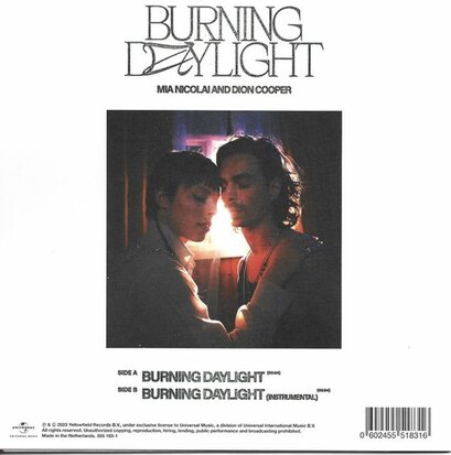 Mia Nicolai & Dion Cooper - Burning Daylight + (instr.) (Vinylsingle)