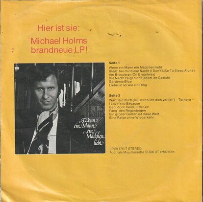 Michael Holm - Wart auf mich + Geh doch heim. little girl (Vinylsingle)