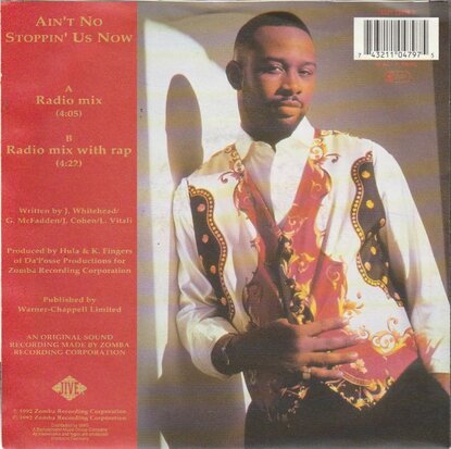 Mike Davis - Ain't no stoppin' us now + (Radio mix with rap) (Vinylsingle)