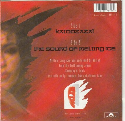 Nadieh - Katoozazai + Sound of melting ice (Vinylsingle)