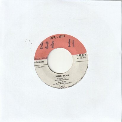 Paul Kuhn - Living Doll + Charming Boy (Vinylsingle)