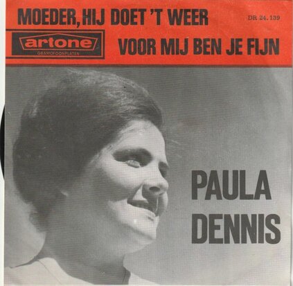 Paula Dennis - Moeder, kun je me vergeven + Kinderloos (Vinylsingle)