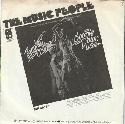 People's Choice - Party is a groovy thing + Asking for trouble (Vinylsingle)