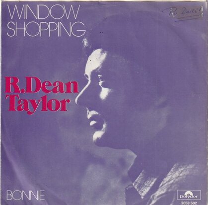 R. Dean Taylor - Window shopping + Bonnie (Vinylsingle)