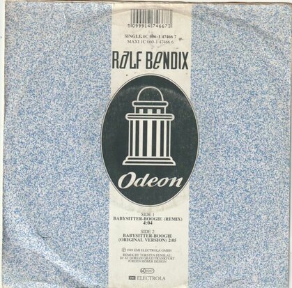 Ralf Bendix - Babysitter boogie (remix) + Babysitter boogie (orgineel) (Vinylsingle)