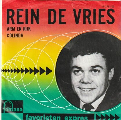 Rein de Vries - Arm en Rijk + Colinda (Vinylsingle)