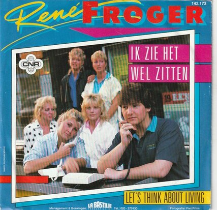 Rene Froger - Ik zie het wel zitten + Let's think about living (Vinylsingle)