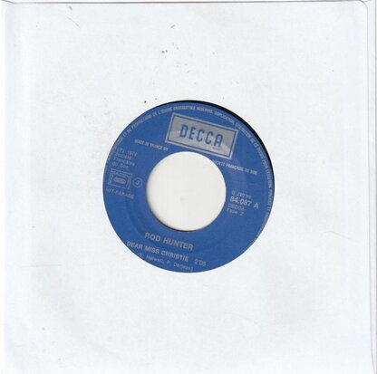 Rod Hunter - Apache + Dear Miss Christie (Vinylsingle)