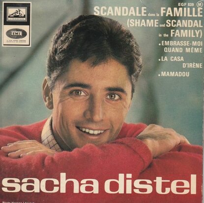 Sacha Distel - Scandale Dans La Famille (EP) (Vinylsingle)