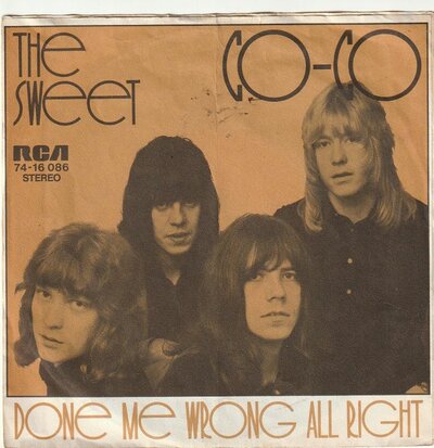 Sweet - Co co + Done me wrong all right (Vinylsingle)