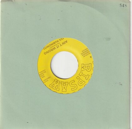 Tex Rubinowitz - Hot Rod Man + Ain't It Wrong (Vinylsingle)