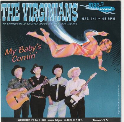 The Virginians - Jimmy's Boogie + My Baby's Comin (Vinylsingle)