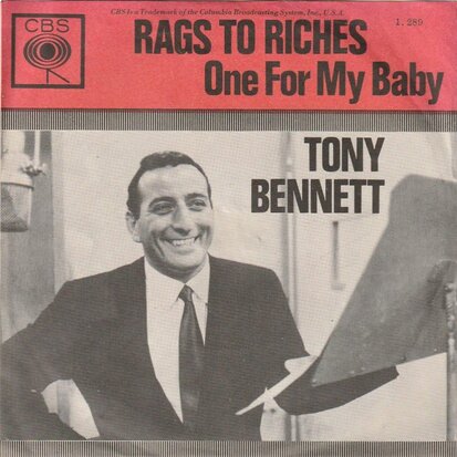 Tony Bennett - Rags to riches + One for my baby (Vinylsingle)