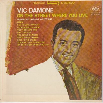 Vic Damone - On the street where you live (EP) (Vinylsingle)