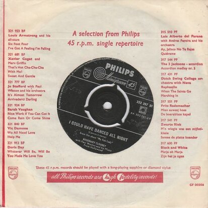 Vic Damone - On the street where you live + Arrivederci, Roma (Vinylsingle)