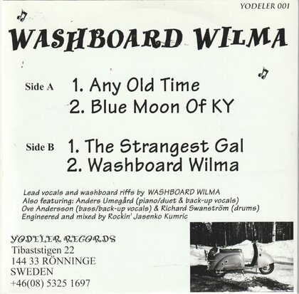 Washboard Wilma - Any Old Time (EP) (Vinylsingle)