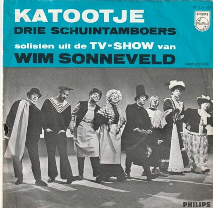 Wim Sonneveld - Katootje + Drie schuintamboers (Vinylsingle)