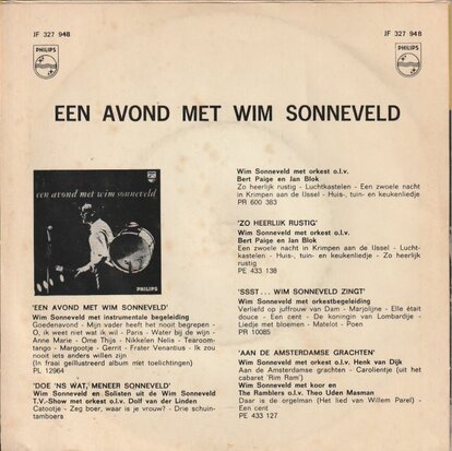 Wim Sonneveld - Nikkelen Nelis + Ome Thijs (Vinylsingle)