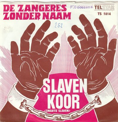 Zangeres Zonder Naam - Slavenkoor + Oorlogsweesje (Vinylsingle)