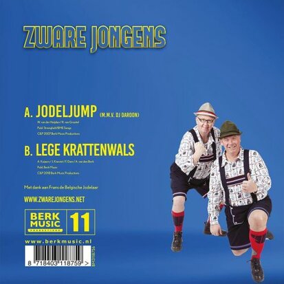 Zware Jongens - Jodel Jump + De Lege Krattenwals (Vinylsingle)