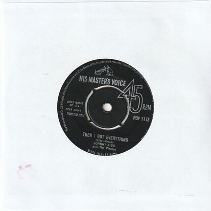 Johnny Kidd - I'll never get over you + Then I got everything (Vinylsingle)