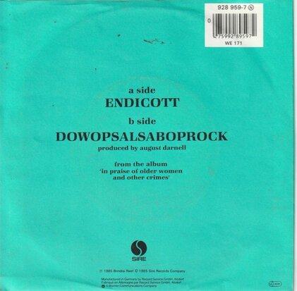 Kid Creole & the Coconuts - Endicott + Dowopsalsaboprock (Vinylsingle)