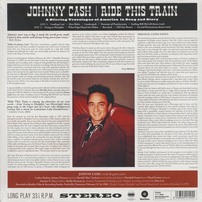 JOHNNY CASH - RIDE THIS TRAIN (Vinyl LP)