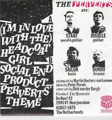 The Perverts - Headcoat Girl + Social End Product + Perverts' Theme (Vinylsingle)