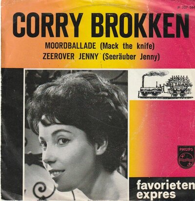 Corry Brokken - Moordballade + Zeerover Jenny (Vinylsingle)