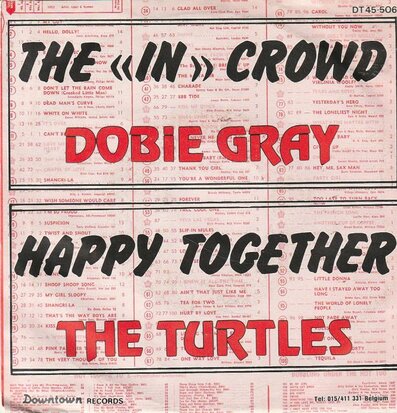 Dobie Gray / The Turtles - The In Crowd + Happy Together (Vinylsingle)