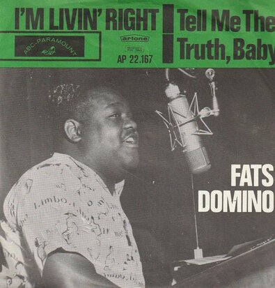 Fats Domino - I'm living right +Tell me the truth, baby (Vinylsingle)