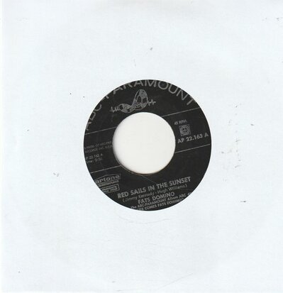 Fats Domino - Red sails in the sunset + Forever, forever (Vinylsingle)