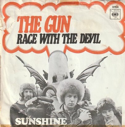 Gun - Race with the devil + Sunshine (Vinylsingle)