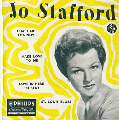 Jo Stafford - Teach me tonight (EP) (Vinylsingle)