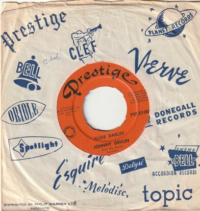 Johnny Devlin - Susie Darlin' + The New Lawdy Miss Clawdy (Vinylsingle)