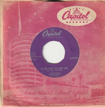 Louis Prima - If You Were The Only Girl + That's My Home (Vinylsingle)