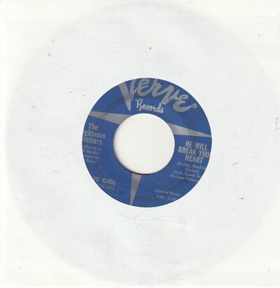 Righteous Brothers - He + He will break your heart (Vinylsingle)