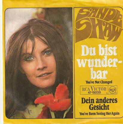 Sandie Shaw - Du bist wunderbar + Dein anderes gesicht (Vinylsingle)