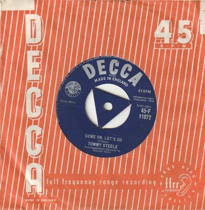 Tommy Steele - Come on, let's go + Put a ring on her finger (Vinylsingle)