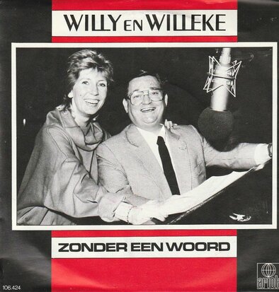 Willy & Willeke Alberti - Zonder een woord + Lachen. beetje huilen (Vinylsingle)