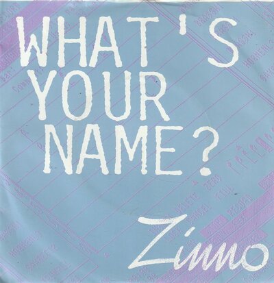 Zinno - What's your name? + (instr.) (Vinylsingle)