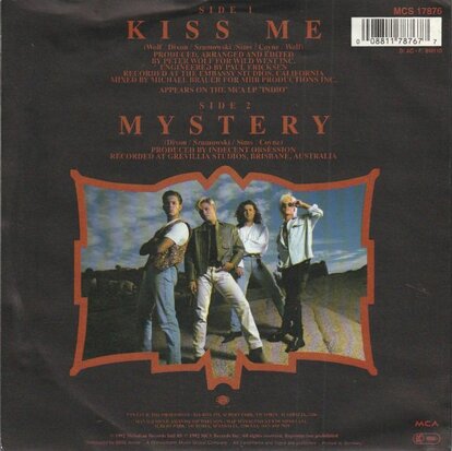 Indecent Obsession - Kiss me + Mystery (Vinylsingle)