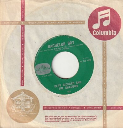 Cliff Richard - Bachelor boy + The next time (Vinylsingle)