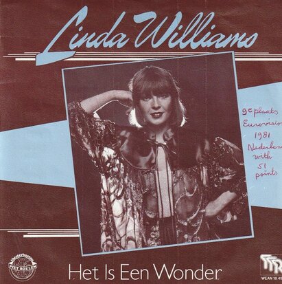 Linda Williams - Het is een wonder + Zo is het leven (Vinylsingle)