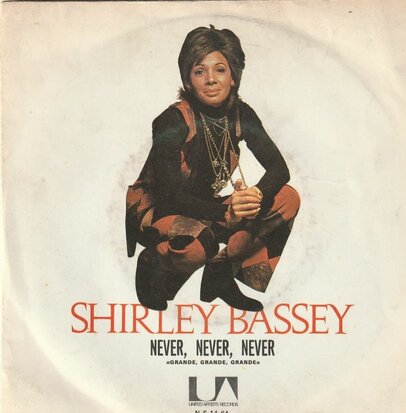 Shirley Bassey - Never, Never, Never + Day By Day (Vinylsingle)