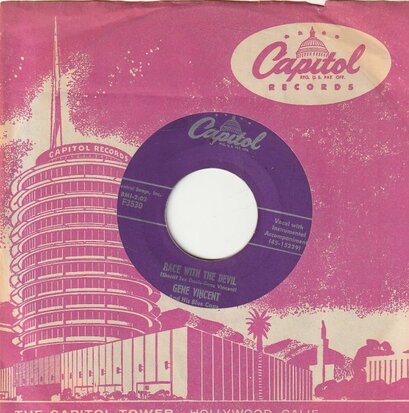 Gene Vincent - Race With The Devil + Gonna Back Up Baby (Vinylsingle)