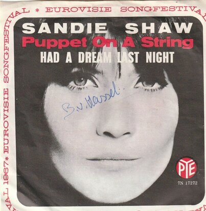 Sandie Shaw - Puppet on a string + Had a dream last night (Vinylsingle)