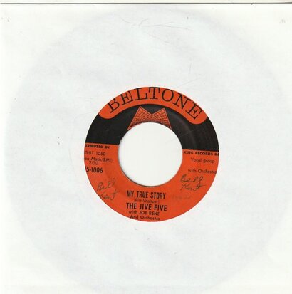 The Jive Five - My True Story + When I Was Single (Vinylsingle)