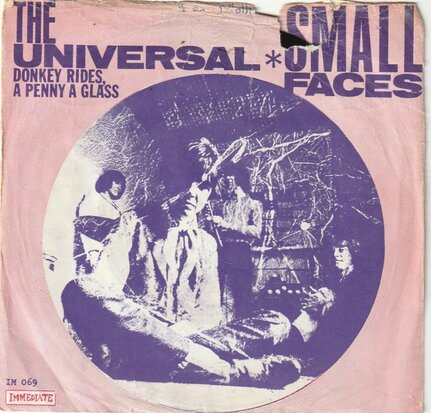 Small Faces - The Univeral + Donkey rides a penny a throw (Vinylsingle)