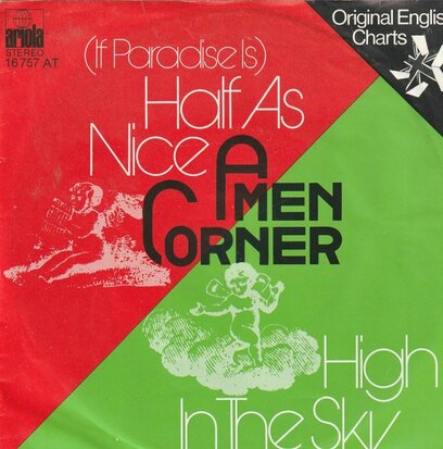 Amen Corner - If paradise is half as nice + High in the sky (Vinylsingle)